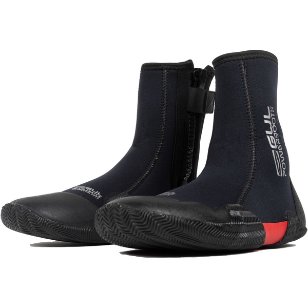 2026 GUL Junior 5mm Power Easy-Zip Boots BO1307-B8 - Black